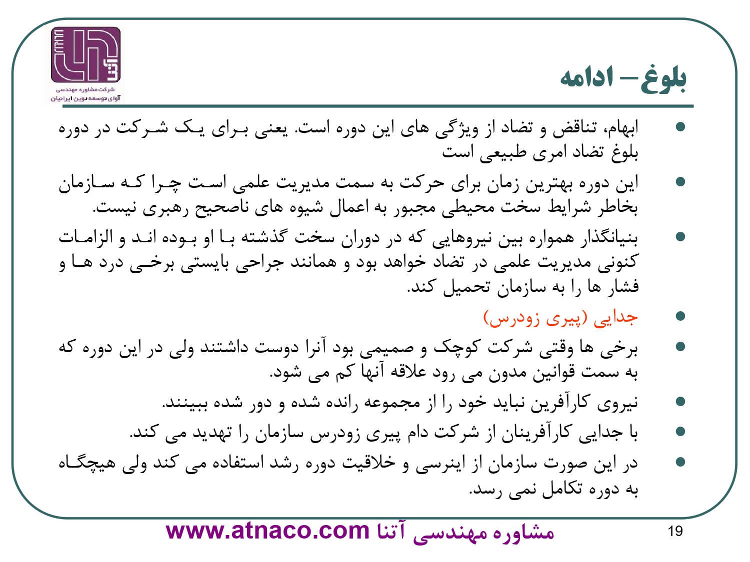 بلوغ سازمانی